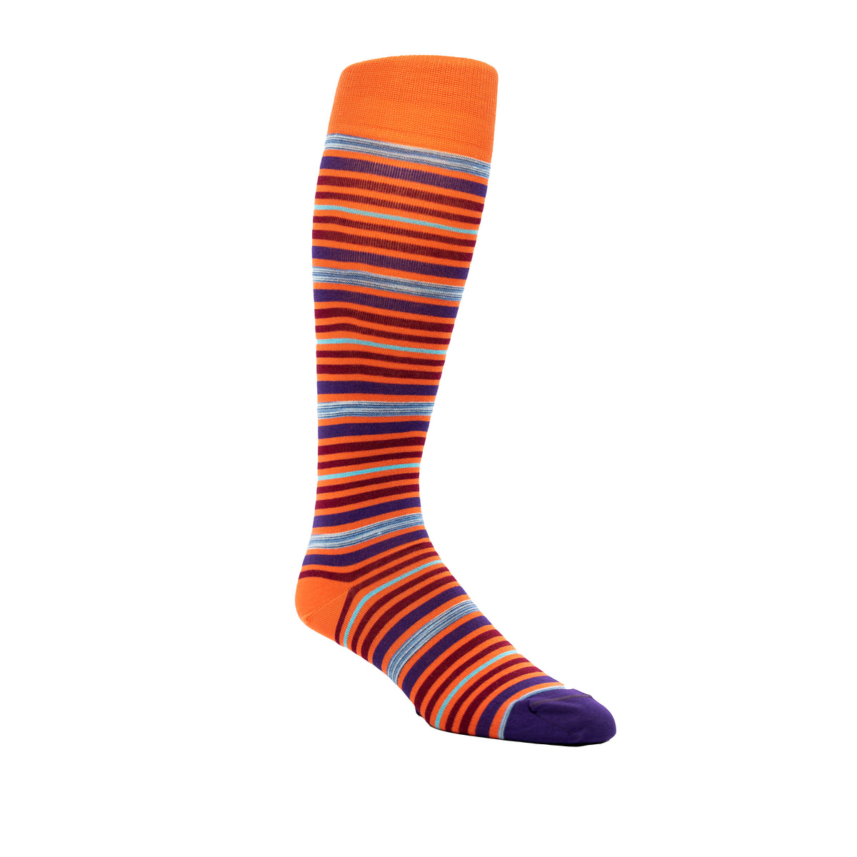 VK Nagrani Over Calf Socks Red Design 027 VK Nagrani Over Calf Socks Red Design 027