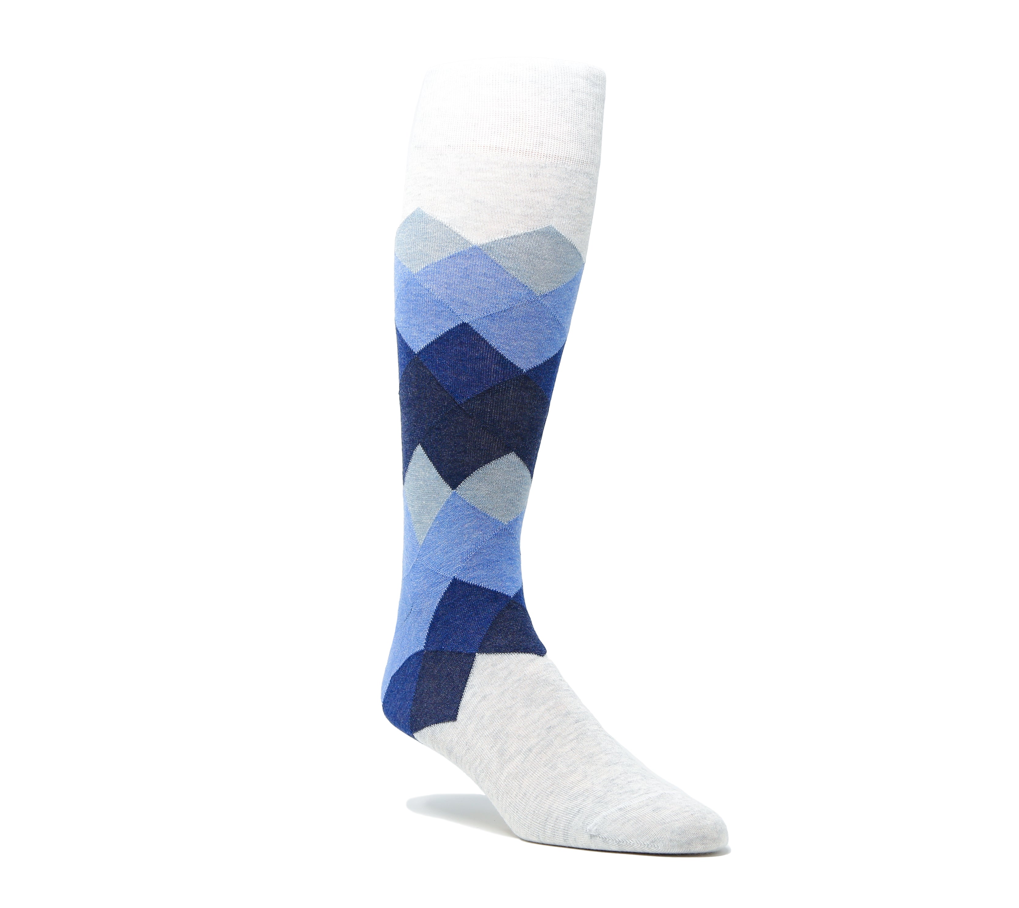 Faded Argyle Sock