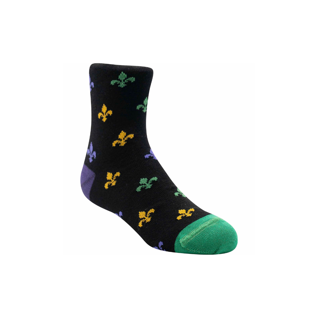 Toddler Fleur De Lis Sock