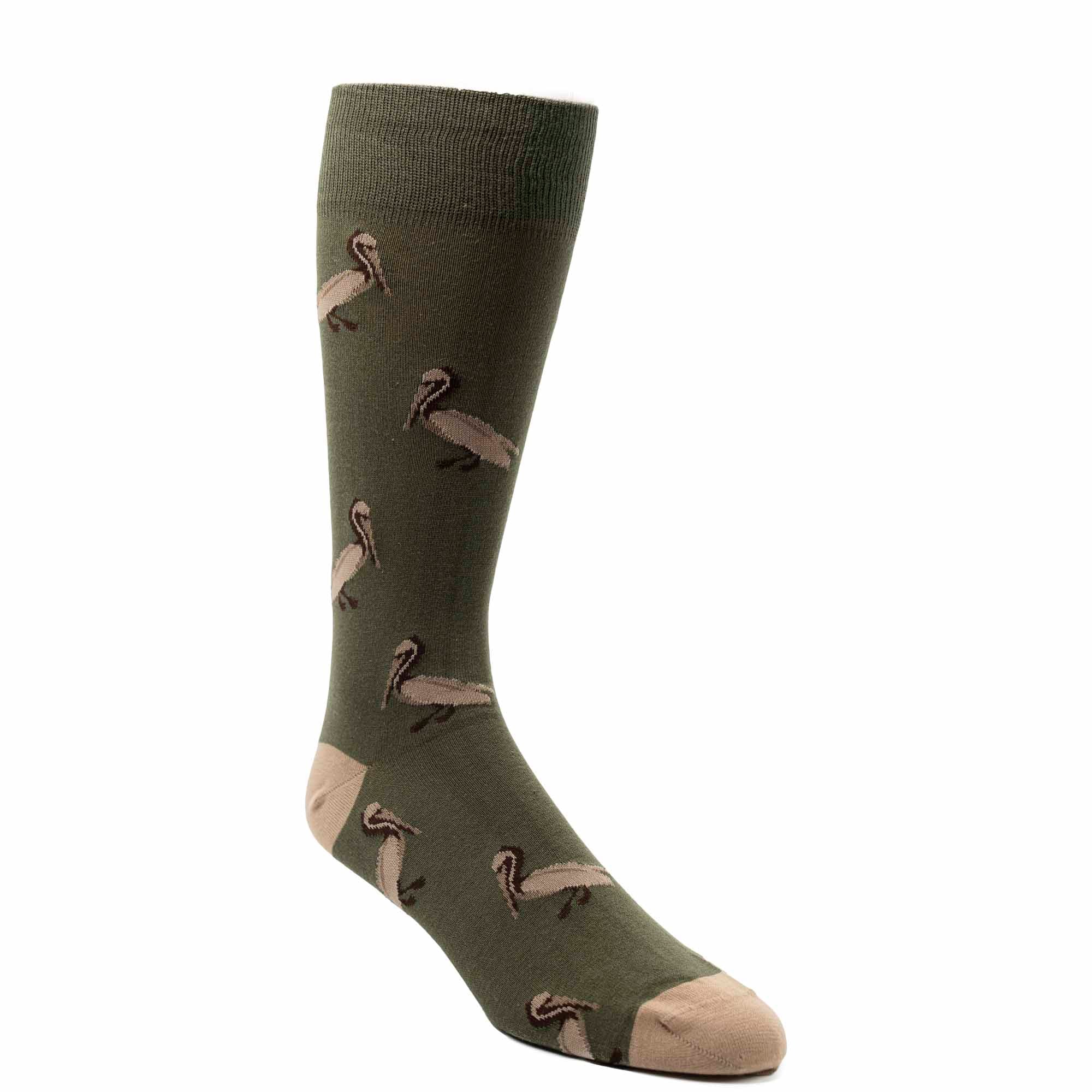 Green Pelican Socks