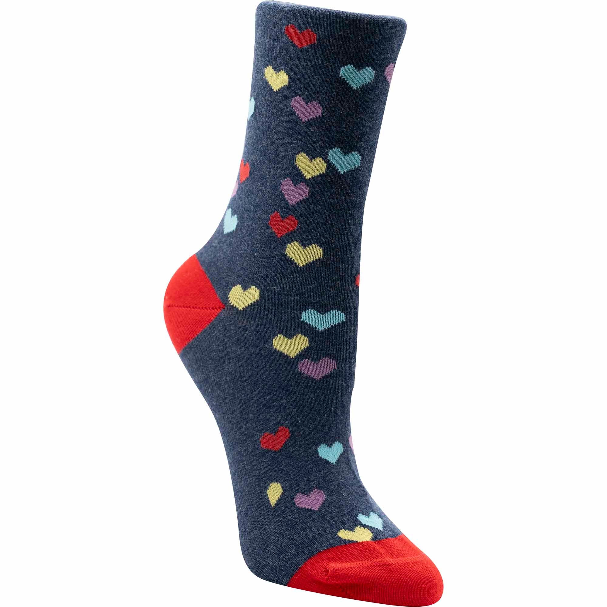 Women's Heart Sock