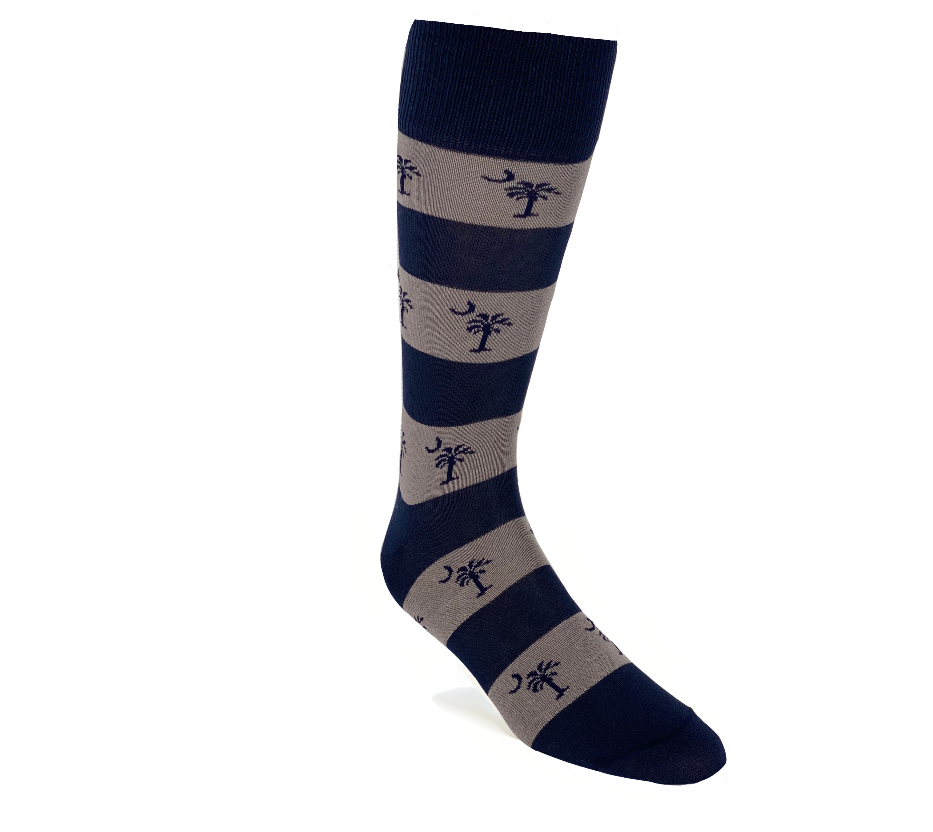 Palmetto Stripe Sock