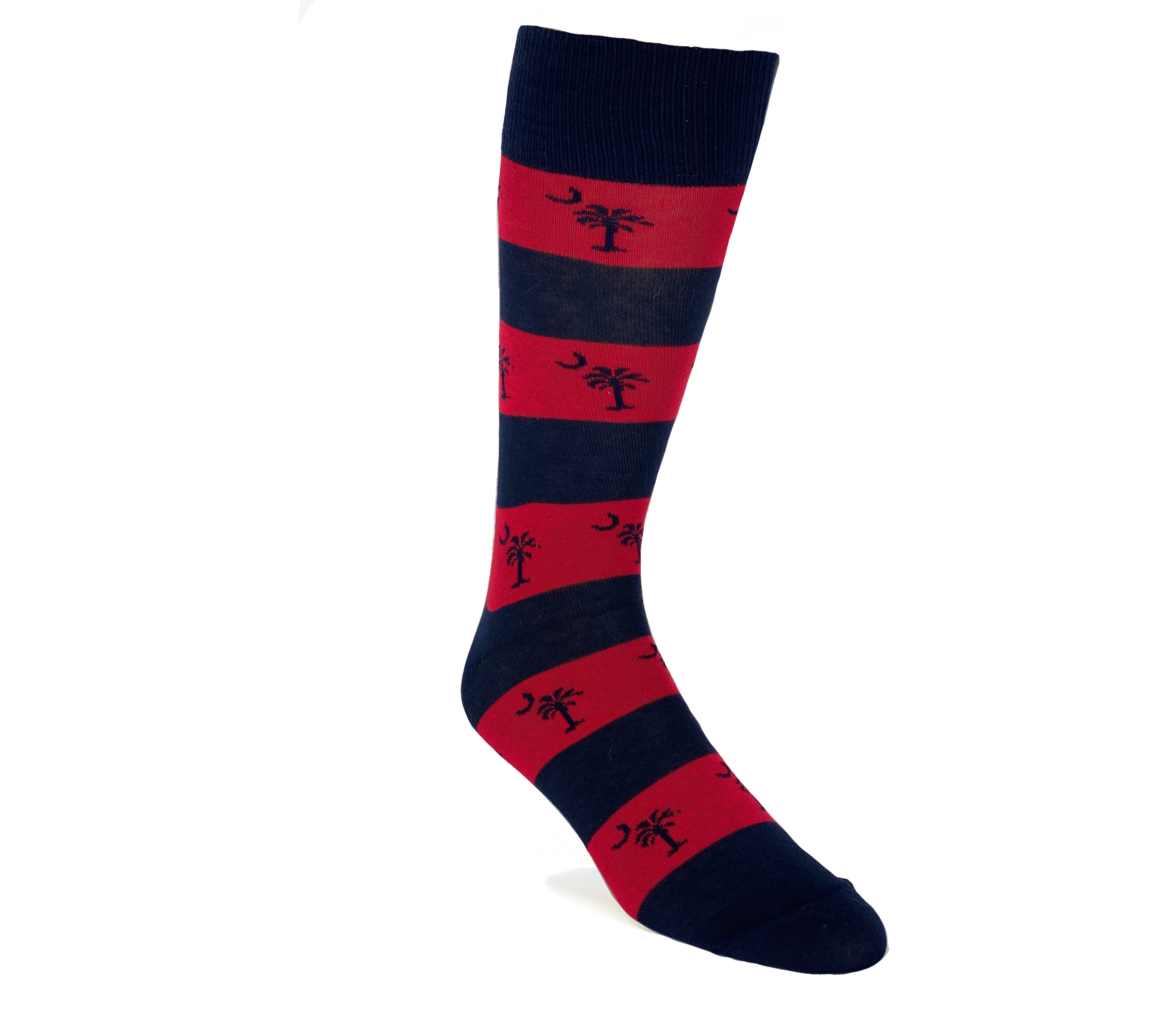 Palmetto Stripe Sock